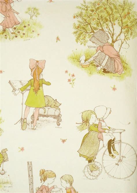 holly hobbie wallpaper|Beautiful Holly Hobbie Wallpaper for a Charming Room.